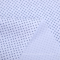 White Poplin Background Dot Printed Stock Lot Fabric